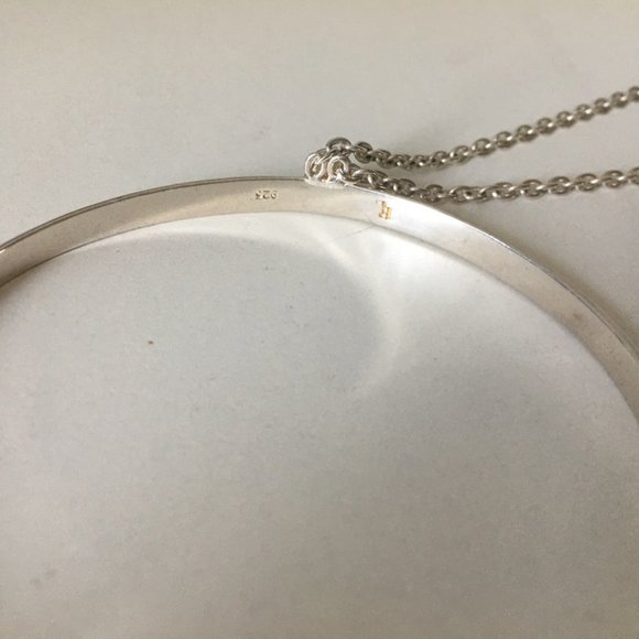 Pamela Love sterling silver bracelet and double ring- on chain - Picture 8 of 9